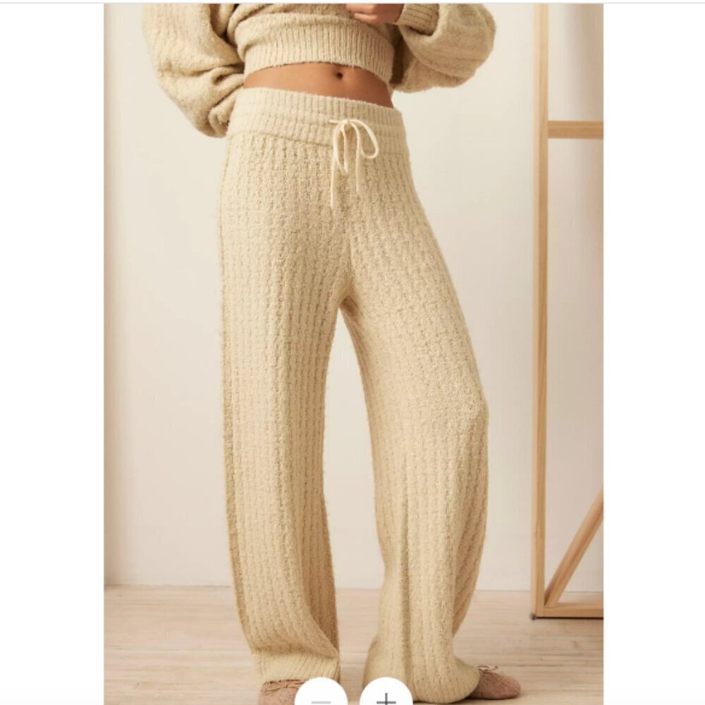 Urban Outfitters Purple Out From Under Mina Cable Knit Pant M - Picture 16 of 16